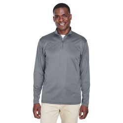 UltraClub - Men's Cool & Dry Sport Performance Interlock Quarter-Zip Pullover