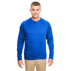 UltraClub - Adult Cool & Dry Sport Crew Neck Fleece