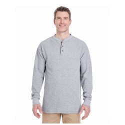 UltraClub - Adult Mini Thermal Henley