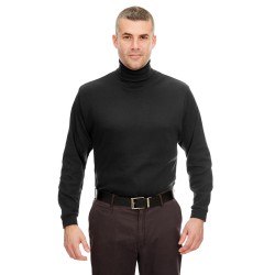 UltraClub - Adult Egyptian Interlock Long-Sleeve Turtleneck