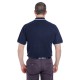 UltraClub - Men's Short-Sleeve Whisper Piqué Polo with Tipped Collar and Cuffs