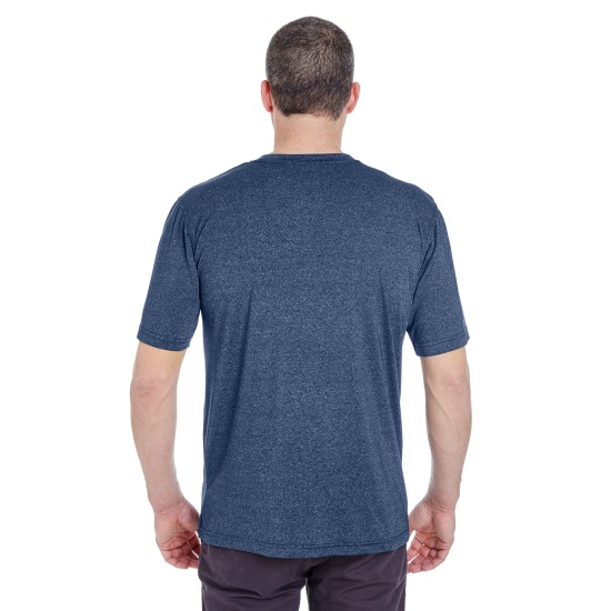 UltraClub - Men's Cool & Dry Heathered Performance T-Shirt