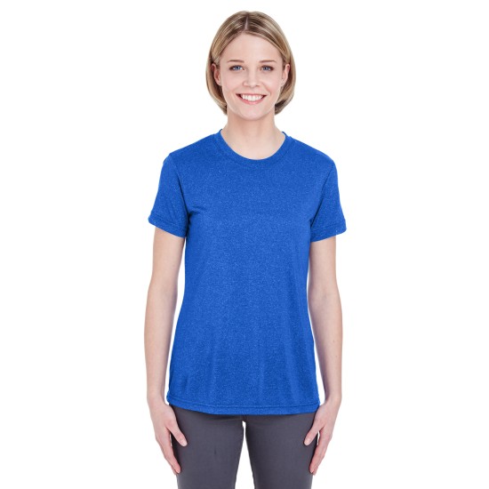 UltraClub - Ladies'  Cool & Dry Heathered Performance T-Shirt