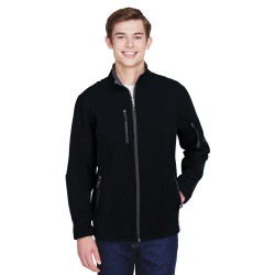 Men's Compass Colorblock Three-Layer Fleece Bonded Soft Shell Jacket