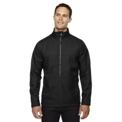 Men's City Textured Three-Layer Fleece Bonded Soft Shell Jacket