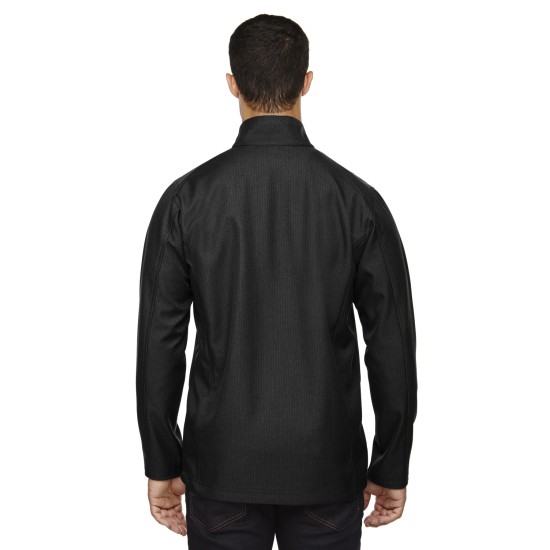 Men's City Textured Three-Layer Fleece Bonded Soft Shell Jacket