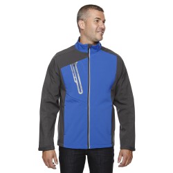 Men's Terrain Colorblock Soft Shell with Embossed Print