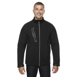 Men's Terrain Colorblock Soft Shell with Embossed Print