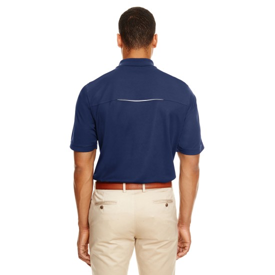 Men's Radiant Performance Piqué Polo withReflective Piping