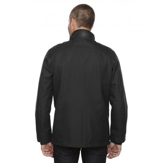 Men's Uptown Three-Layer Light Bonded City Textured Soft Shell Jacket