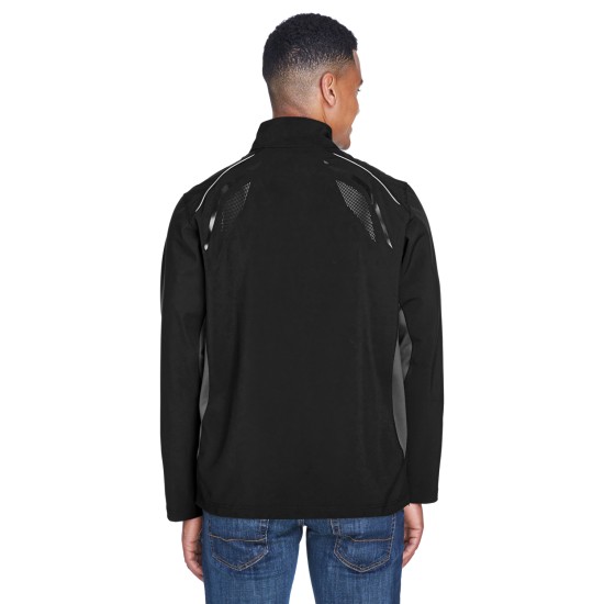 Men's Pursuit Three-Layer Light Bonded Hybrid Soft Shell Jacket with Laser Perforation