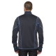 Men's Pulse Textured Bonded Fleece Jacket with Print