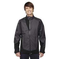 Men's Commute Three-Layer Light Bonded Two-Tone Soft Shell Jacket with Heat Reflect Technology