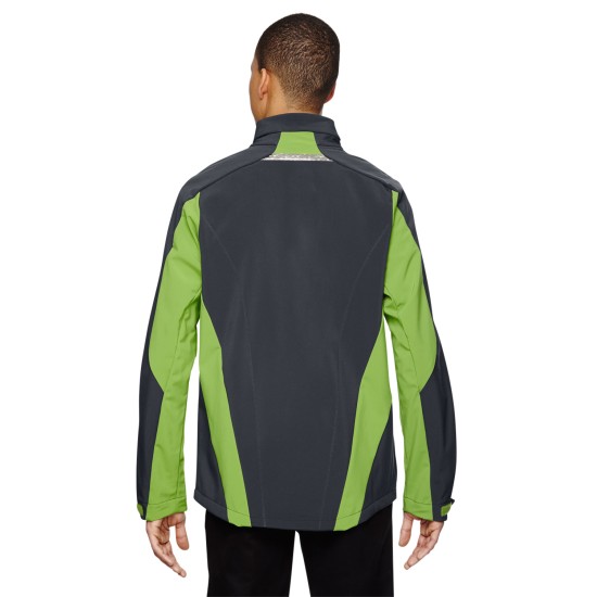 Men's Excursion Soft Shell Jacket with Laser Stitch Accents