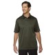 Men's Exhilarate Coffee Charcoal Performance Polo with Back Pocket
