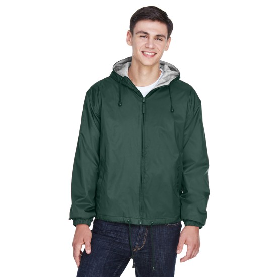 UltraClub - Adult Fleece-Lined Hooded Jacket