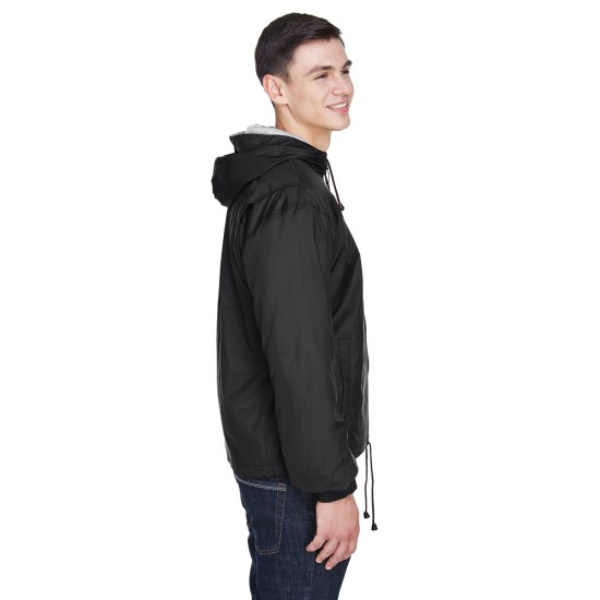 UltraClub - Adult Fleece-Lined Hooded Jacket