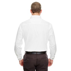 UltraClub - Adult Cypress Long-Sleeve Twill with Pocket