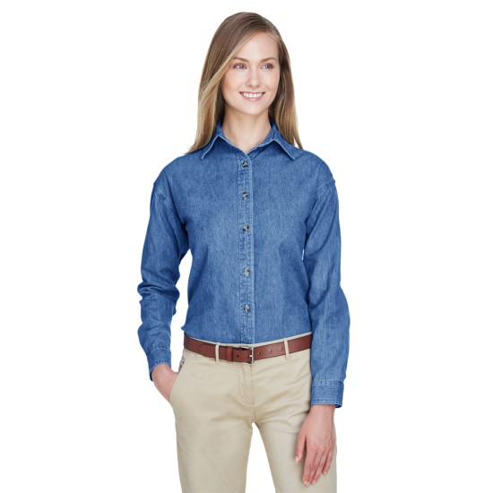 UltraClub - Ladies' Cypress Denim