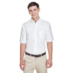 UltraClub - Men's Classic Wrinkle-Resistant Short-Sleeve Oxford