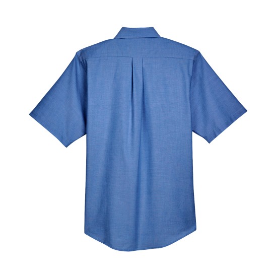 UltraClub - Men's Classic Wrinkle-Resistant Short-Sleeve Oxford