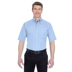 UltraClub - Men's Tall Classic Wrinkle-Resistant Short-Sleeve Oxford