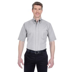 UltraClub - Men's Tall Classic Wrinkle-Resistant Short-Sleeve Oxford