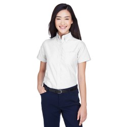 UltraClub - Ladies' Classic Wrinkle-Resistant Short-Sleeve Oxford