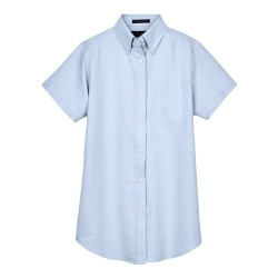 UltraClub - Ladies' Classic Wrinkle-Resistant Short-Sleeve Oxford