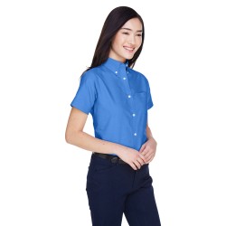 UltraClub - Ladies' Classic Wrinkle-Resistant Short-Sleeve Oxford