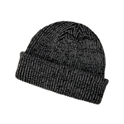 Big Accessories - Ribbed Marled Beanie