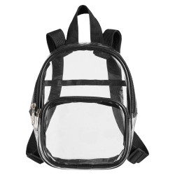 Unisex Clear PVC Mini Backpack