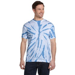 Adult 100% Cotton Twist Tie-Dyed T-Shirt