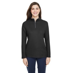 Ladies' Fusion ChromaSoft Pique Quarter-Zip