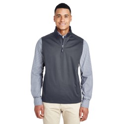 Men's Techno Lite Three-Layer Knit Tech-Shell Quarter-Zip Vest