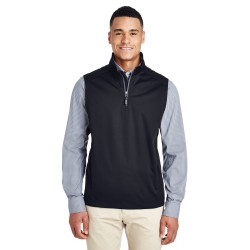 Men's Techno Lite Three-Layer Knit Tech-Shell Quarter-Zip Vest