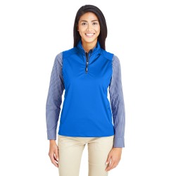 Ladies' Techno Lite Three-Layer Knit Tech-Shell Quarter-Zip Vest