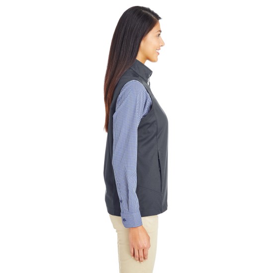 Ladies' Techno Lite Three-Layer Knit Tech-Shell Quarter-Zip Vest