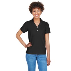 Ladies' Pima Piqué Short-Sleeve Y-Collar Polo