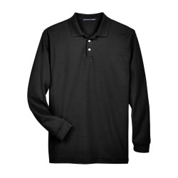 Men's Pima Piqué Long-Sleeve Polo