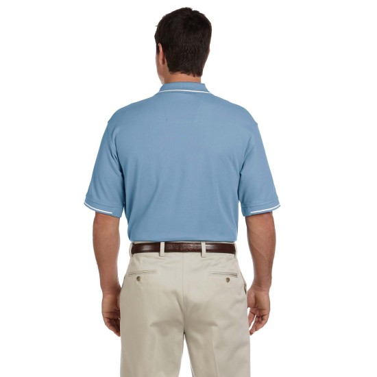 Men's Pima Piqué Short-Sleeve Tipped Polo