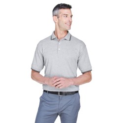 Men's Tipped Perfect Pima Interlock Polo