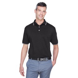 Men's Tipped Perfect Pima Interlock Polo