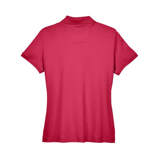 Ladies' Solid Perfect Pima Interlock Polo