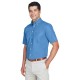 Men's Crown Woven Collection SolidBroadcloth Short-Sleeve Shirt