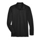 CrownLux Performance Men's Plaited Long Sleeve Polo