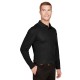 CrownLux Performance Men's Plaited Long Sleeve Polo