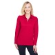 CrownLux Performance Ladies' Plaited Long Sleeve Polo