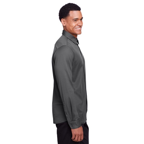 Men's CrownLux Performance Plaited Button-Down Shirt