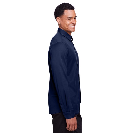 Men's CrownLux Performance Plaited Button-Down Shirt